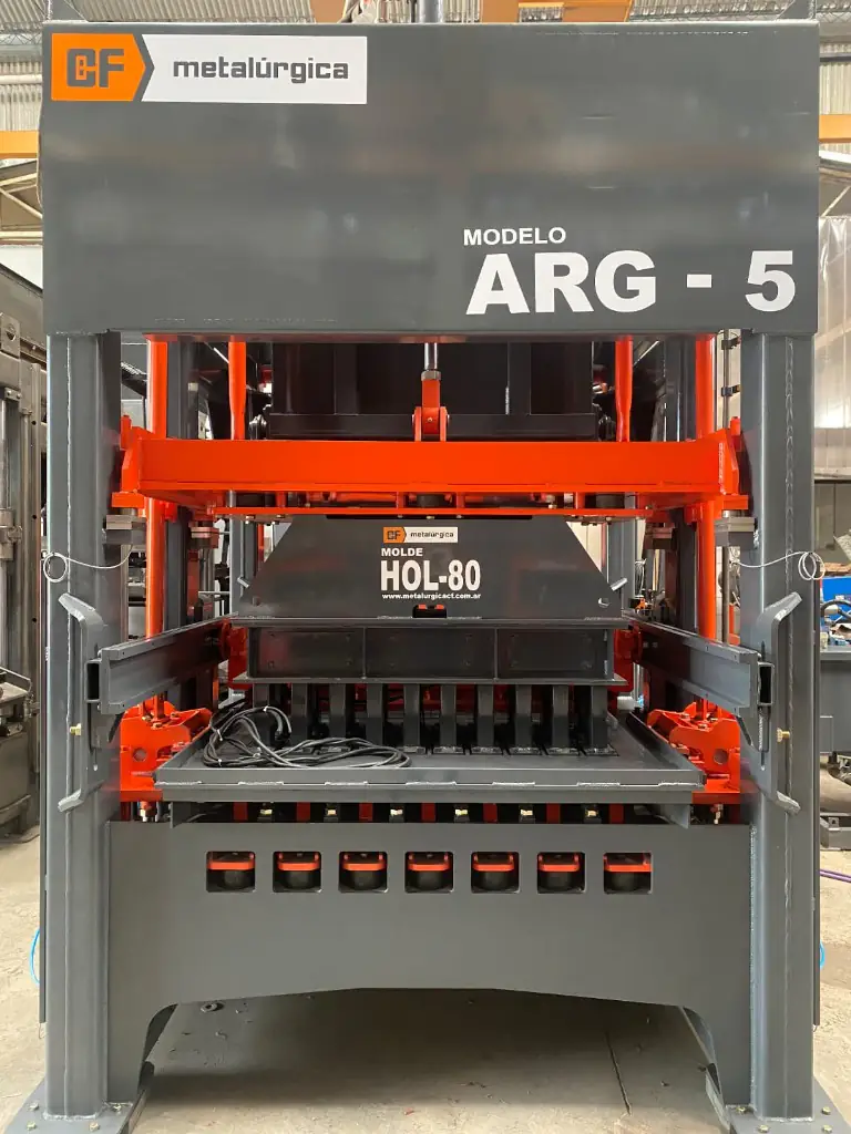 Bloquera automática ARG-5 con molde HOL-80